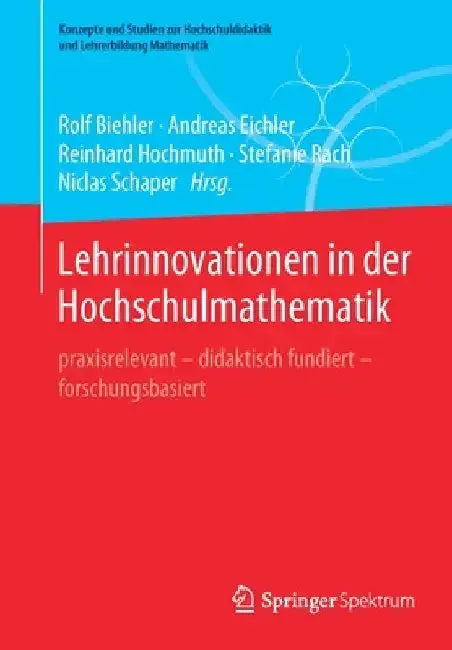Cover of Lehrinnovationen in Der Hochschulmathematik
