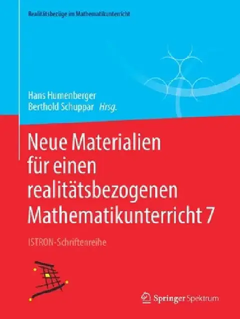 Cover of Neue Materialien Für Einen Realitätsbezogenen Mathematikunterricht 7