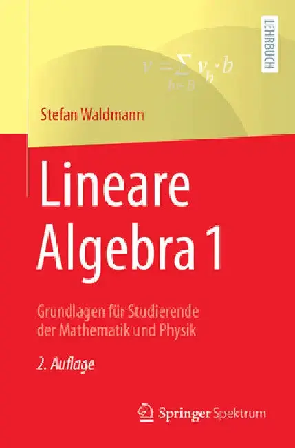Cover of Lineare Algebra 1