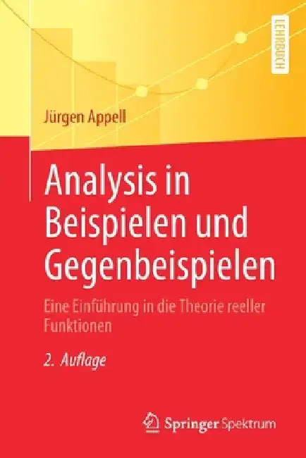 Cover of Analysis in Beispielen Und Gegenbeispielen