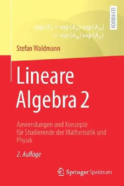 Cover of Lineare Algebra 2