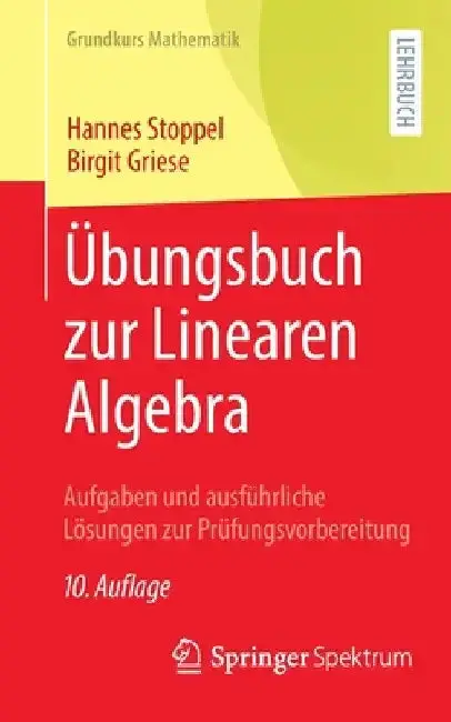Cover of Übungsbuch Zur Linearen Algebra