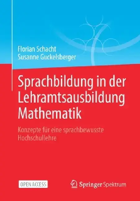 Cover of Sprachbildung in Der Lehramtsausbildung Mathematik