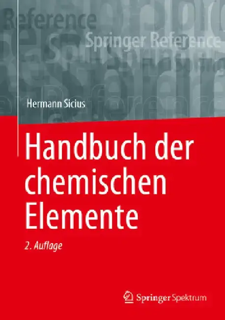 Cover of Handbuch Der Chemischen Elemente