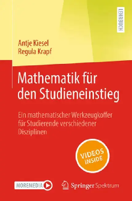 Cover of Mathematik Für Den Studieneinstieg