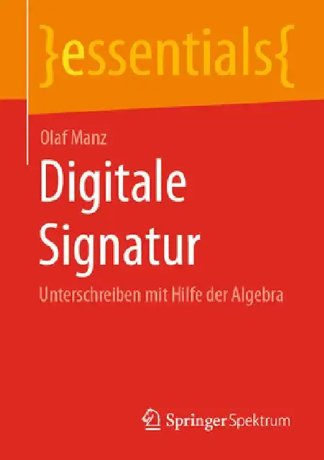 Cover of Digitale Signatur
