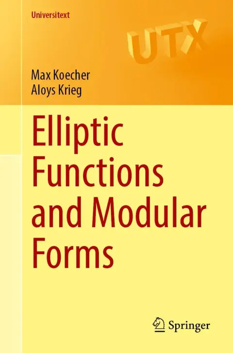 Cover of Elliptic Functions and Modular Forms