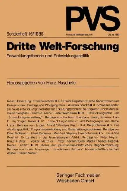Cover of Dritte Welt-Forschung