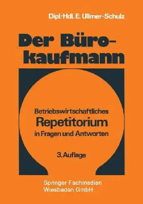 Cover of Der Bürokaufmann