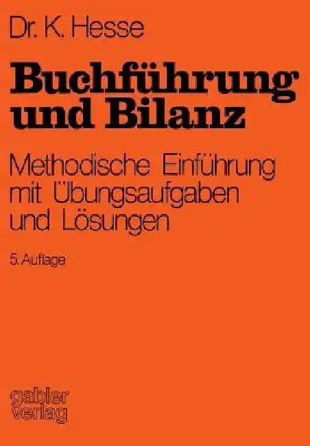 Cover of Buchführung Und Bilanz