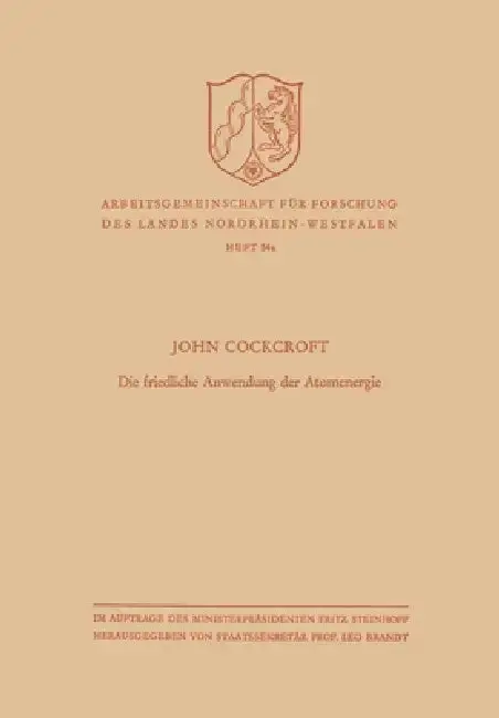 Cover of Die friedliche Anwendung der Atomenergie