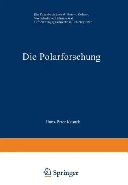 Cover of Die Polarforschung