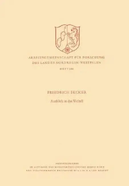 Cover of Ausblick in Das Weltall