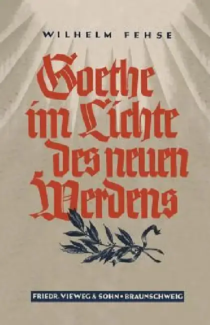 Cover of Goethe Im Lichte Des Neuen Werdens