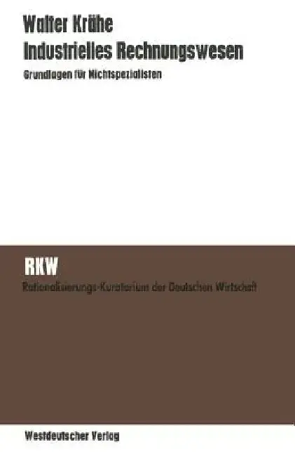 Cover of Industrielles Rechnungswesen