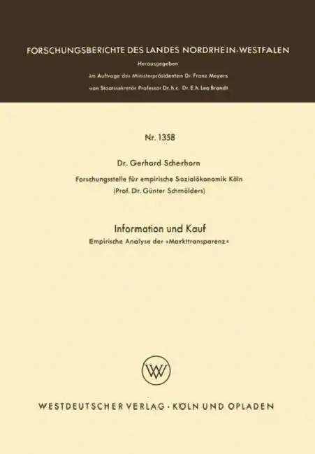 Cover of Information Und Kauf