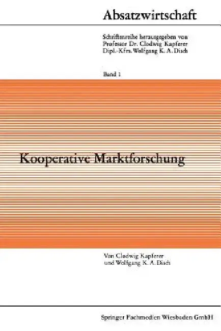 Cover of Kooperative Marktforschung