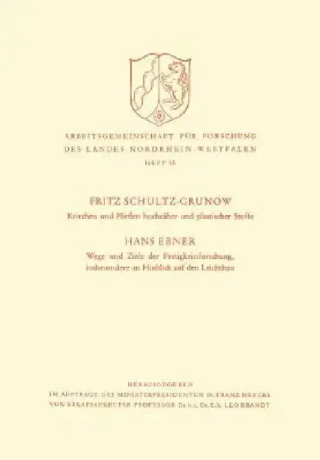 Cover of Kriechen Und Fließen Hochzäher Und Plastischer Stoffe. Wege Und Ziele Der Festigkeitsforschung, Insbesondere Im Hinblick Auf Den Leichtbau