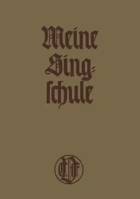 Cover of Meine Singschule