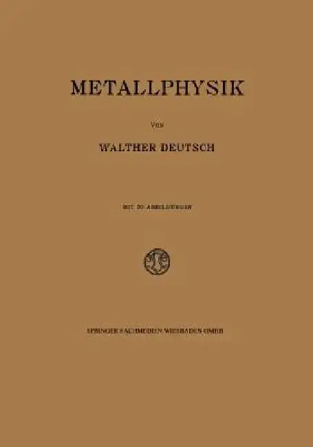 Cover of Metallphysik