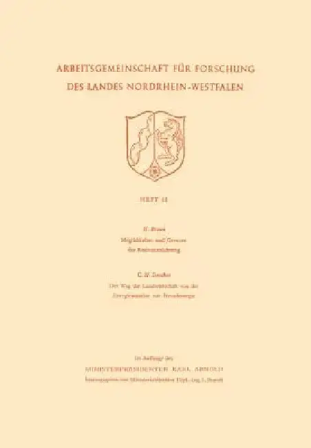 Cover of Möglichkeiten Und Grenzen Der Resistenzzüchtung / Der Weg Der Landwirtschaft Von Der Energieautarkie Zur Fremdenergie