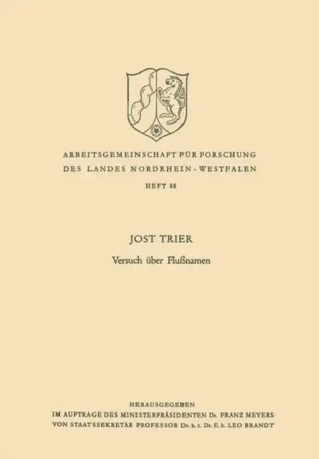 Cover of Versuch Über Flußnamen
