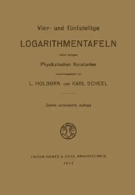 Cover of Vier- und Fünfstellige Logarithmentafeln