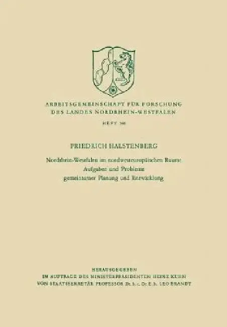 Cover of Nordrhein-Westfalen Im Nordwesteuropäischen Raum