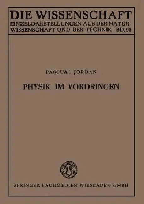 Cover of Physik Im Vordringen