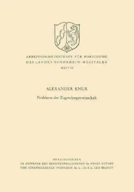Cover of Probleme Der Zugewinngemeinschaft