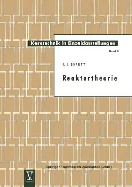 Cover of Reaktortheorie