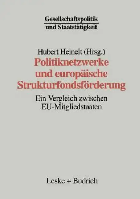 Cover of Politiknetzwerke Und Europäische Strukturfondsförderung