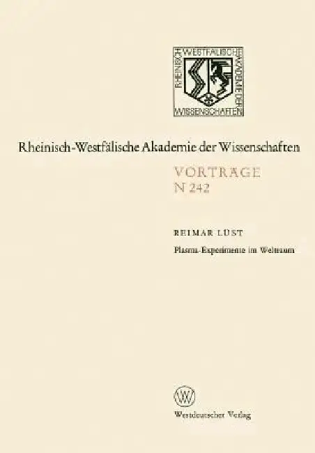 Cover of Plasma-Experimente Im Weltraum