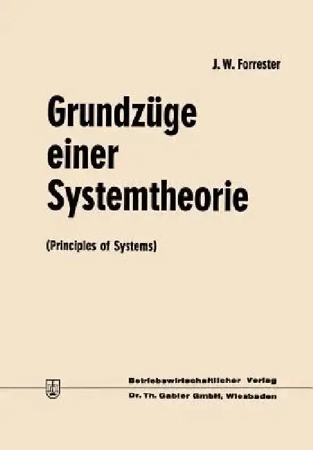 Cover of Grundzüge Einer Systemtheorie