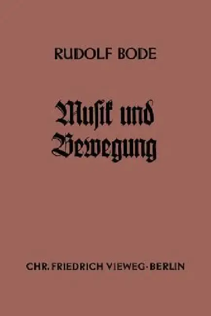 Cover of Musik Und Bewegung