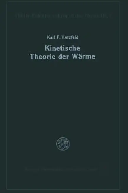 Cover of Kinetische Theorie Der Wärme