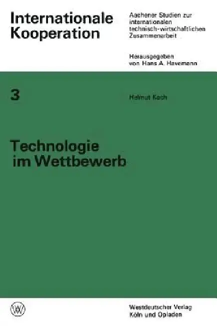 Cover of Technologie Im Wettbewerb
