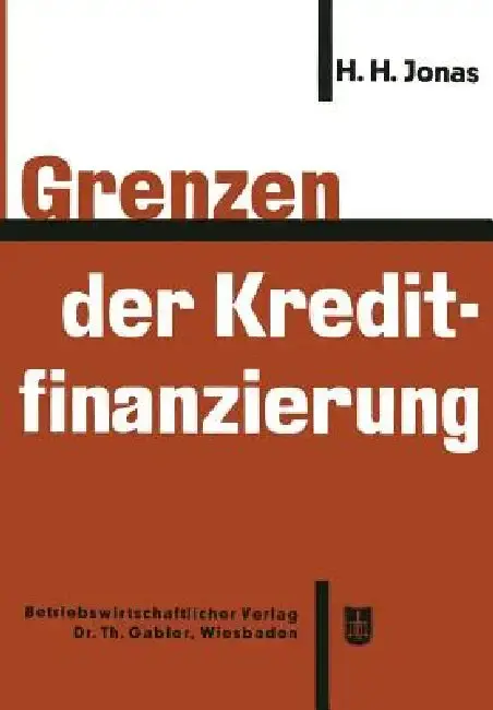 Cover of Grenzen Der Kreditfinanzierung