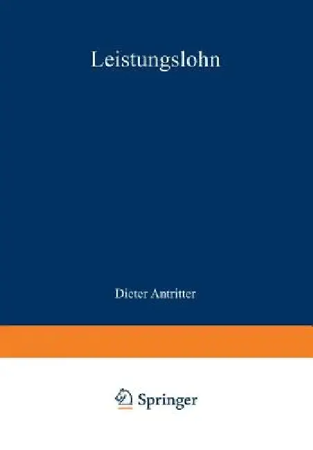 Cover of Leistungslohn