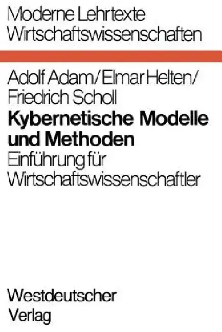 Cover of Kybernetische Modelle Und Methoden