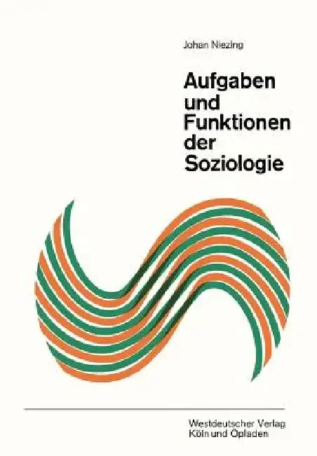 Cover of Aufgaben Und Funktionen Der Soziologie