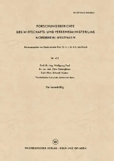 Cover of Ein Ionenkäfig
