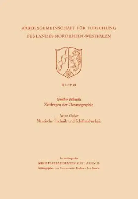 Cover of Zeitfragen Der Ozeanographie. Nautische Technik Und Schiffssicherheit