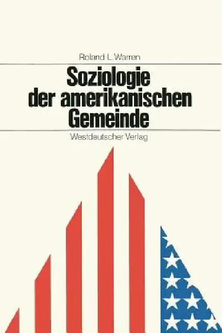 Cover of Soziologie Der Amerikanischen Gemeinde