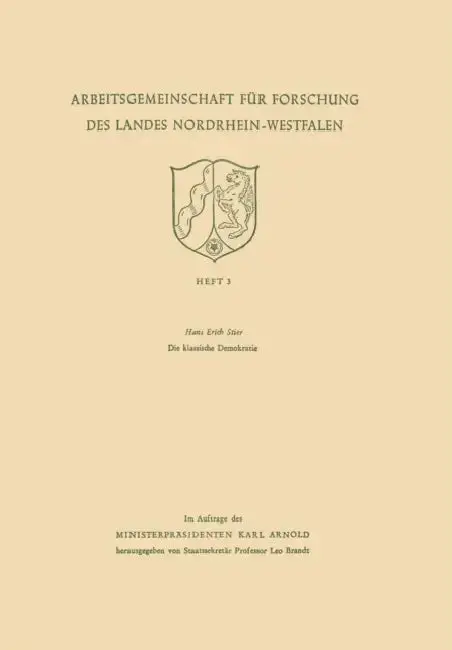 Cover of Die Klassische Demokratie