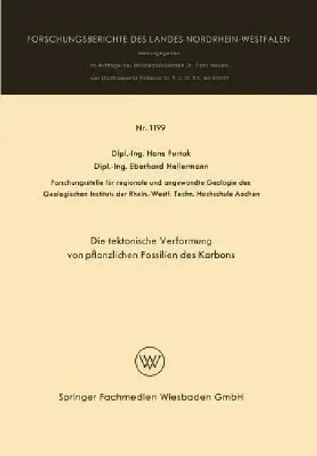 Cover of Die Taktonische Verformung Von Pflanzlichen Fossilien Des Karbons