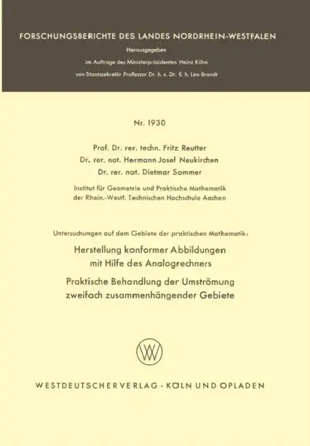 Cover of Untersuchungen Auf Dem Gebiete Der Praktischen Mathematik