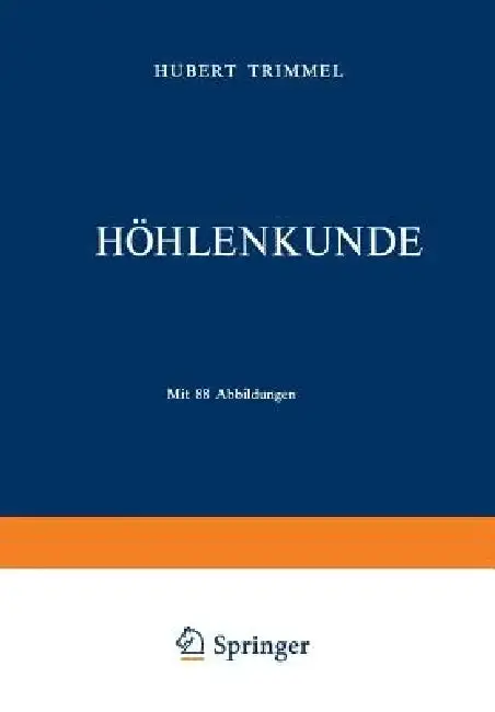 Cover of Höhlenkunde