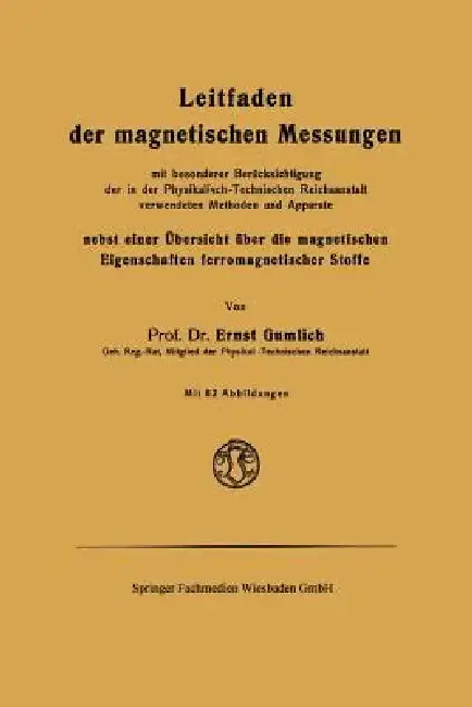 Cover of Leitfaden Der Magnetischen Messungen