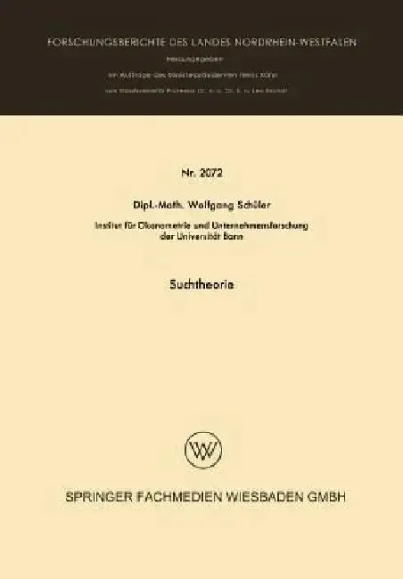 Cover of Suchtheorie